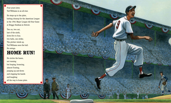 There Goes Ted Williams:
The Greatest Hitter Who Ever Lived, by Matt Tavares
