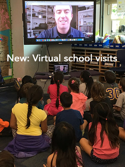 Author
illustrator Matt Tavares Virtual schoolvisits